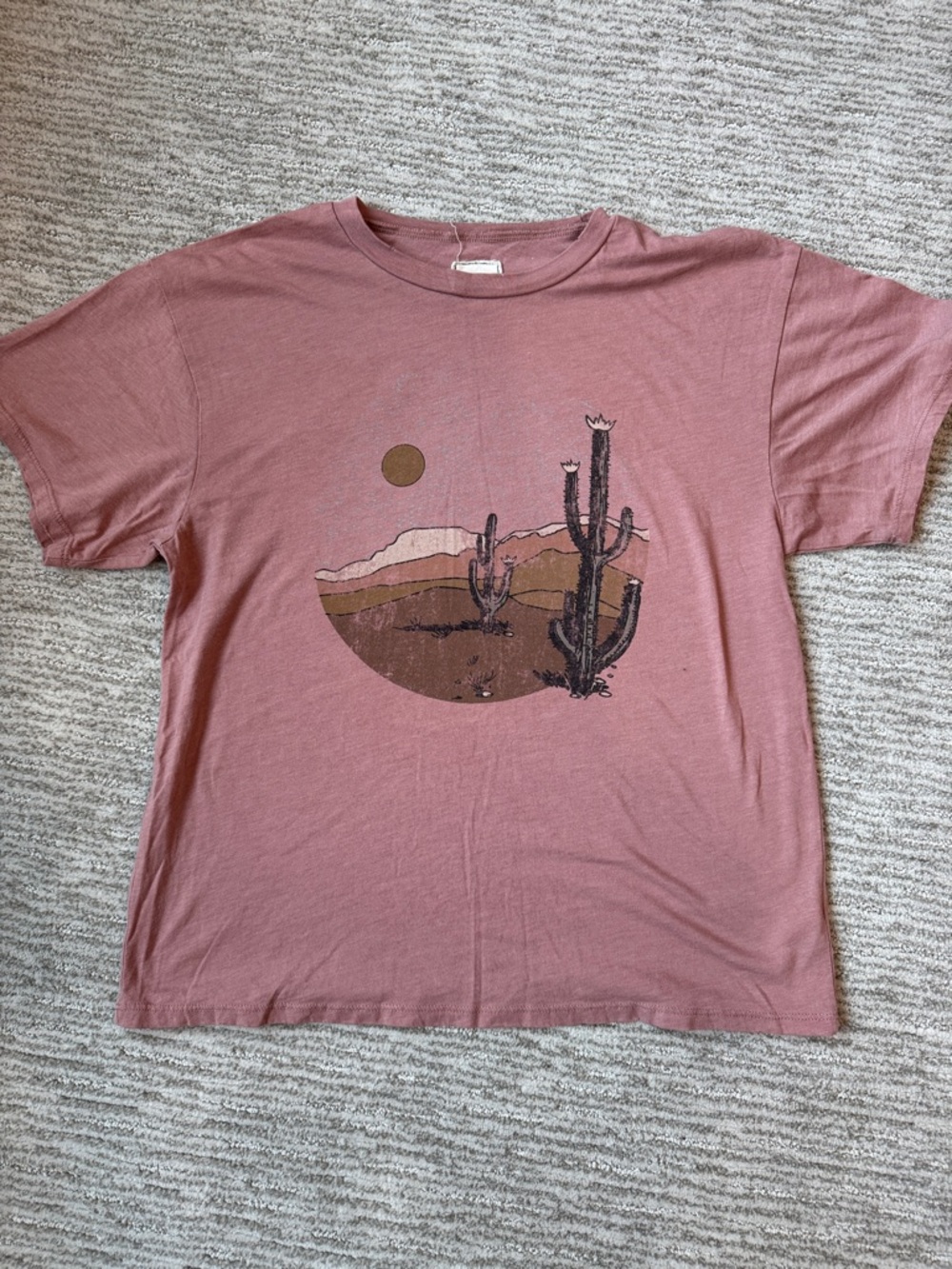 Modish Rebel Dusty Rose Desert Graphic Tee